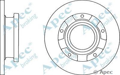 APEC BRAKING dsk2977 -  Тормозной диск